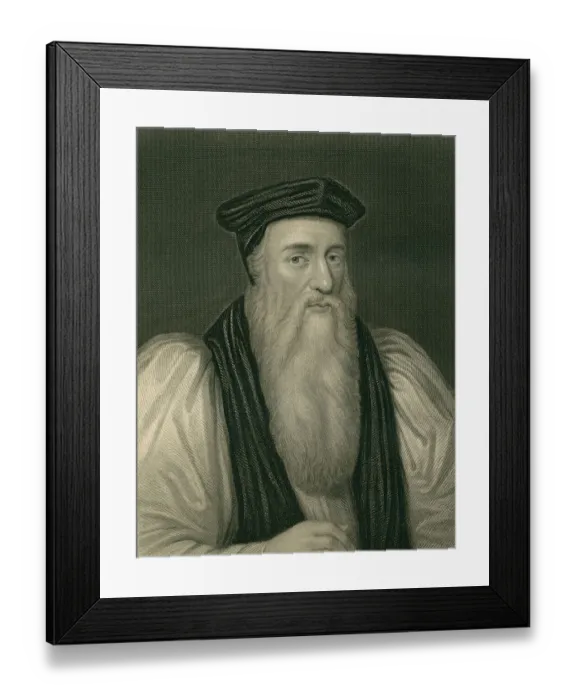 Framed Print : Thomas Cranmer, Theologian Framed Print : Thomas Cranmer, Theologian