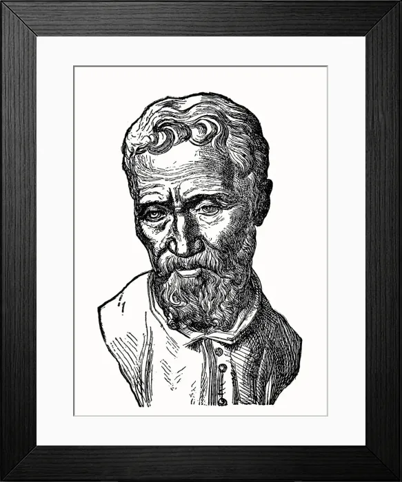 Framed Print : MICHAEL ANGELO (1474-1564) xxxl Framed Print : MICHAEL ANGELO (1474-1564) xxxl