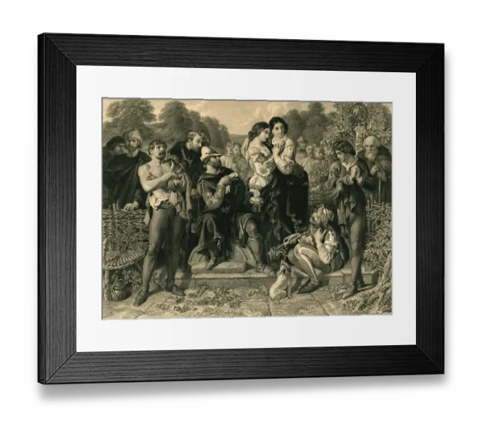 Framed Print : Orlando and the wrestler (XXXLarge) Framed Print : Orlando and the wrestler (XXXLarge)