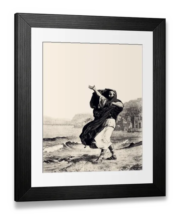 Framed Print : DEMOSTHENES (384 BC - 322 BC) (XXXL)