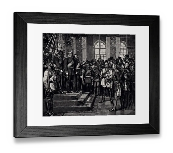 Framed Print : 18 JANUARY 1871 : PROCLAMATION OF THE GERMAN EMPIRE AT VERSAILLES -XXXL with lots of Framed Print : 18 JANUARY 1871 : PROCLAMATION OF THE GERMAN EMPIRE AT VERSAILLES -XXXL with lots of