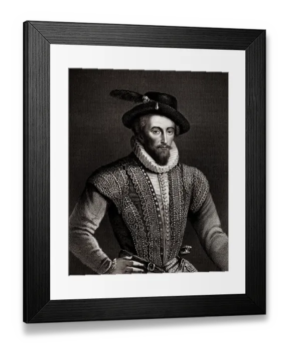 Framed Print : Sir Walter Raleigh, English aristocrat Framed Print : Sir Walter Raleigh, English aristocrat