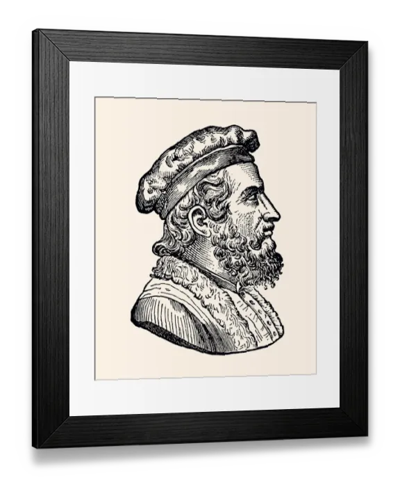 Framed Print : MARCO POLO (XXXL with lots of details)