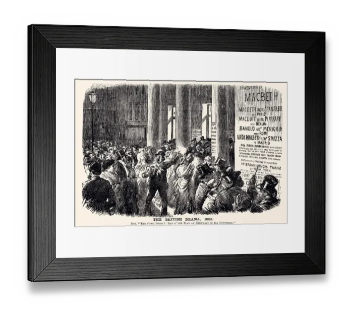 Framed Print : MACBETH (XXXL) Framed Print : MACBETH (XXXL)