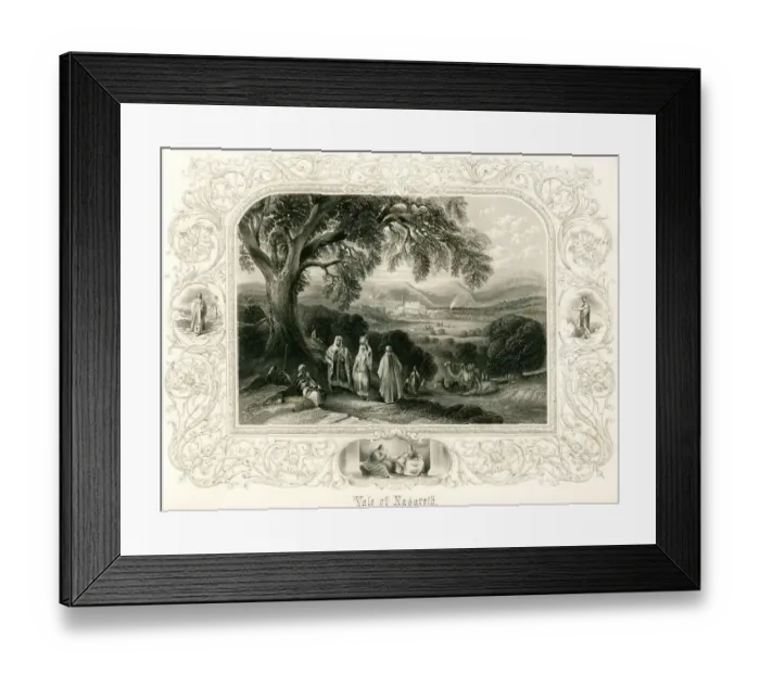 Framed Print : Vale of nazareth Framed Print : Vale of nazareth