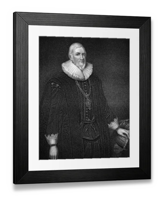Framed Print : Sir Hugh Middleton