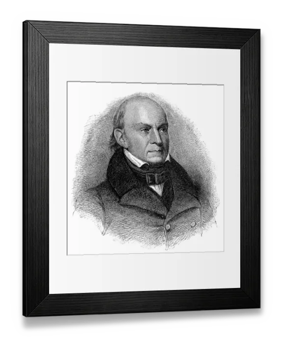 Framed Print : John Quincy Adams, sixth President of USA Framed Print : John Quincy Adams, sixth President of USA