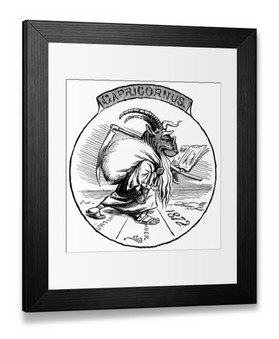 Framed Print : Capricorn 19th Century Framed Print : Capricorn 19th Century