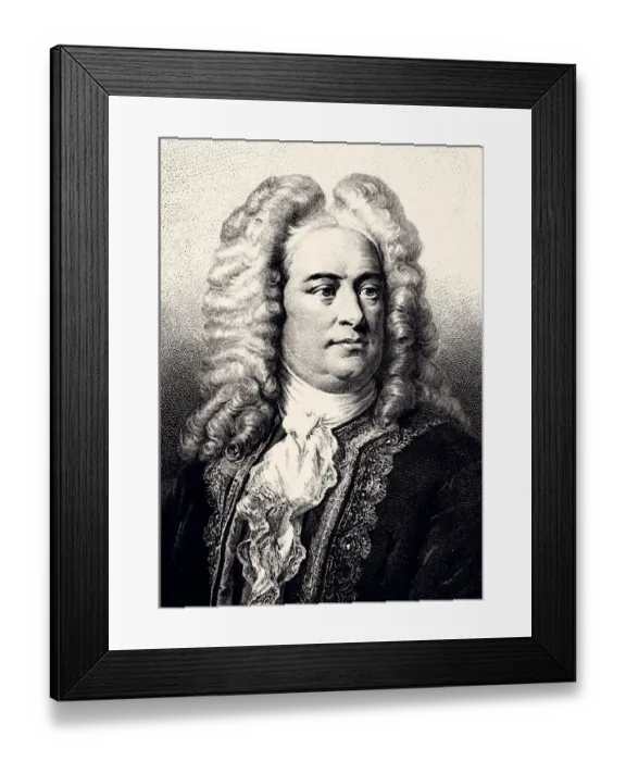 Framed Print : George Handel (XXXL) Framed Print : George Handel (XXXL)