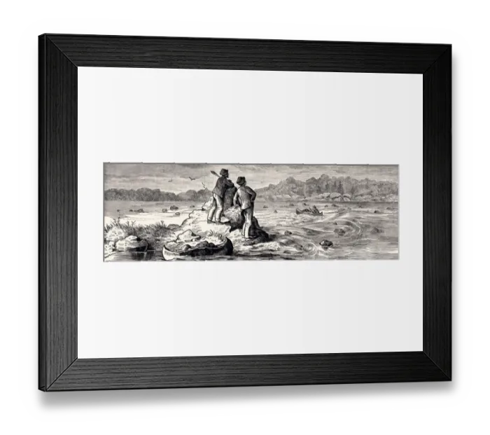 Framed Print : CANOEING IN NOVA SCOTIA (High resolution with great detail) Framed Print : CANOEING IN NOVA SCOTIA (High resolution with great detail)