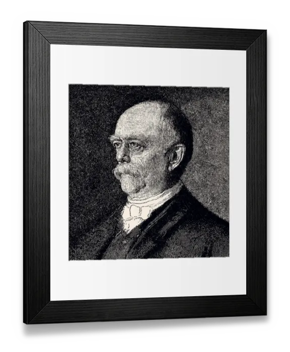 Framed Print : PRINCE OTTO VON BISMARK (XXXL with lots of details) Framed Print : PRINCE OTTO VON BISMARK (XXXL with lots of details)