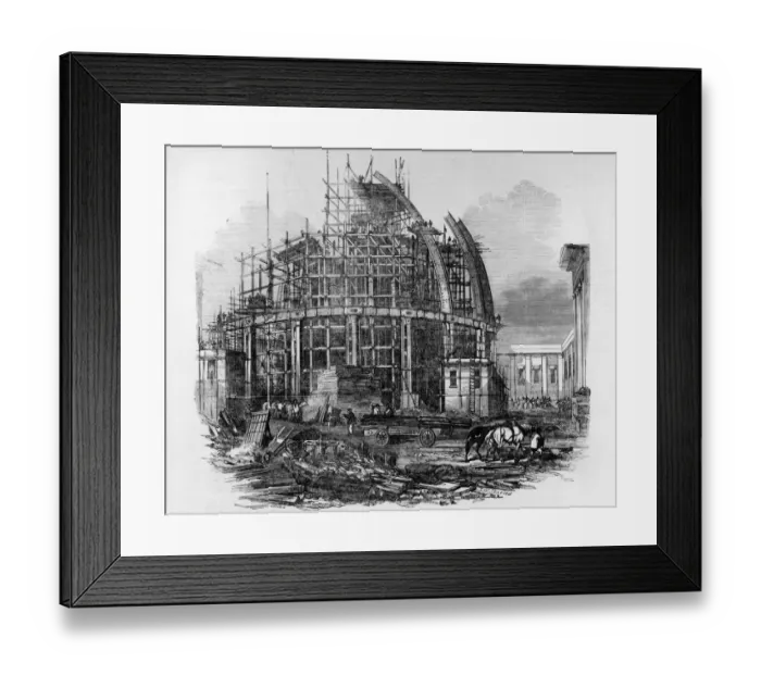 Framed Print : Building The BM