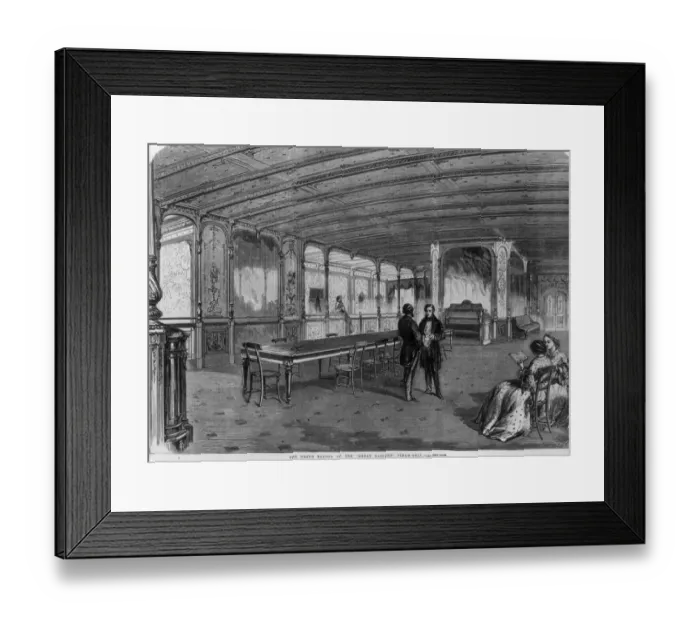 Framed Print : The Grand Saloon Framed Print : The Grand Saloon