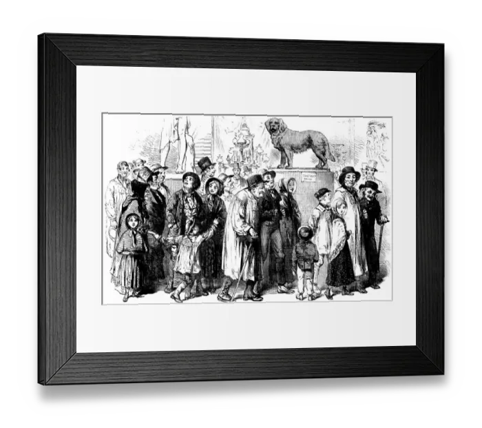 Framed Print : Agriculturists attending the Great Exhibition, Illustrated London News Framed Print : Agriculturists attending the Great Exhibition, Illustrated London News
