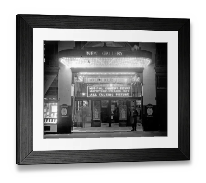 Framed Print : New Gallery Cinema Framed Print : New Gallery Cinema