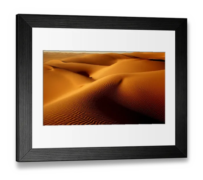 Framed Print : Last light in the Ubari Sand Sea, Libyan Sahara Framed Print : Last light in the Ubari Sand Sea, Libyan Sahara