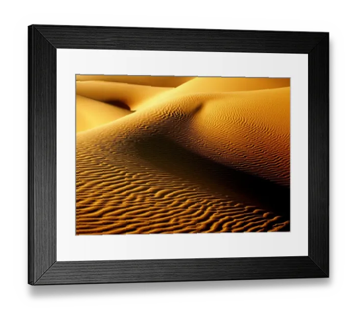Framed Print : Shimmering Sahara, Libya Framed Print : Shimmering Sahara, Libya