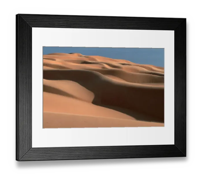 Framed Print : Sand Dunes, Sahara, Erg Ubari, Libya