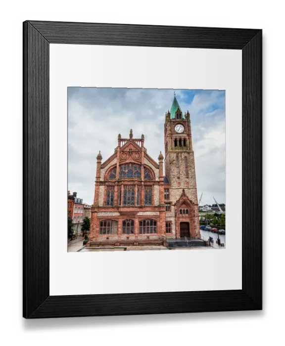 Framed Print : Derry. The Guildhall Framed Print : Derry. The Guildhall