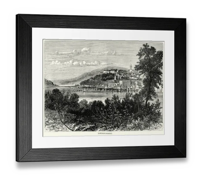 Framed Print : Londonderry Framed Print : Londonderry