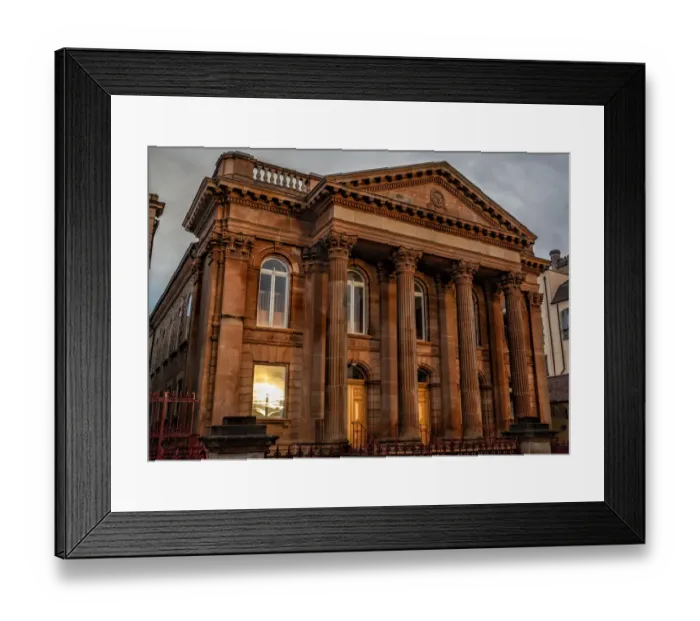 Framed Print : First Presbyterian Church of Derry Framed Print : First Presbyterian Church of Derry