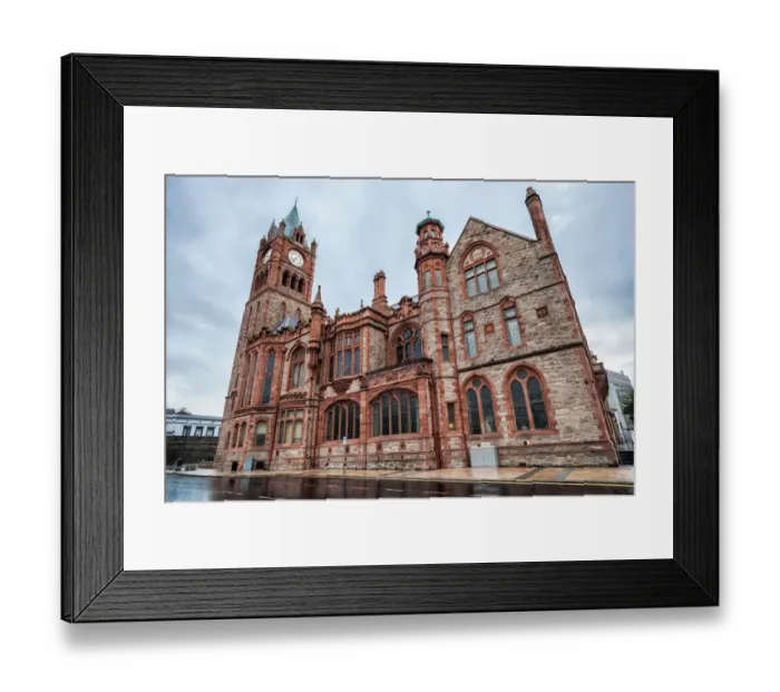 Framed Print : Derry. The Guildhall Framed Print : Derry. The Guildhall