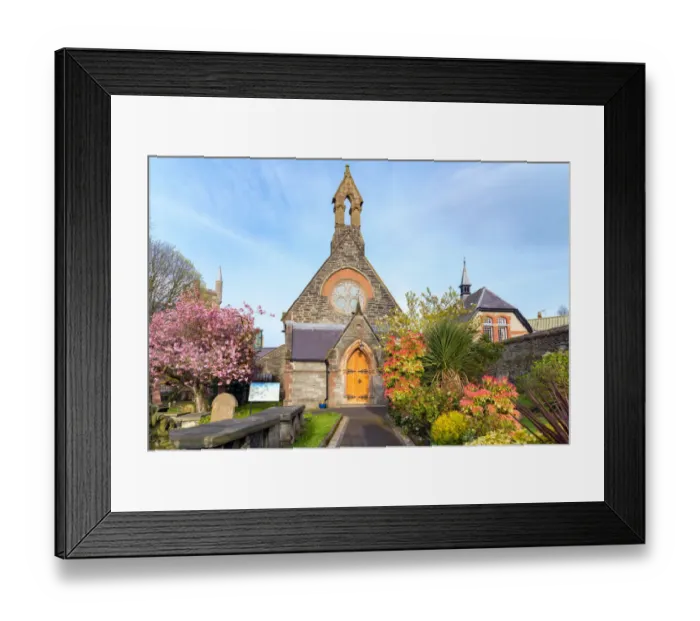 Framed Print : St. Augustine church in Derry, Northern Ireland