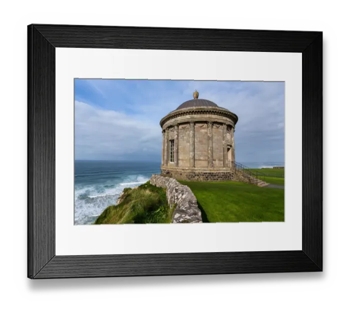 Framed Print : Mussenden temple in Londonderry, Northern Ireland Framed Print : Mussenden temple in Londonderry, Northern Ireland