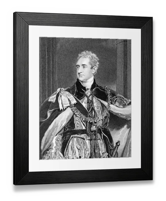 Framed Print : Robert Stewart, Marquess Londonderry, Irish politician and landowner