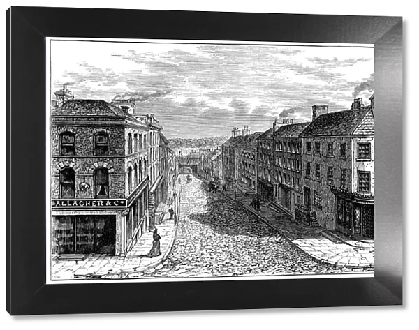 Street in Londonderry, Northern Ireland - 19th Century