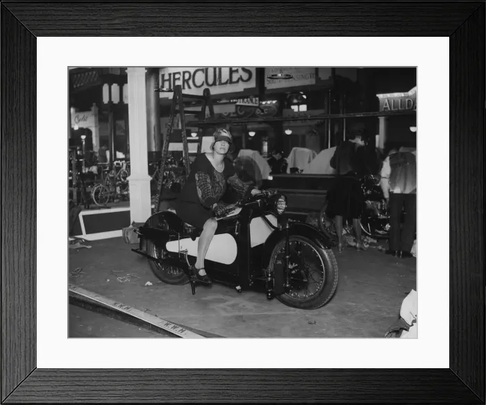 Framed Print : Bike Testing