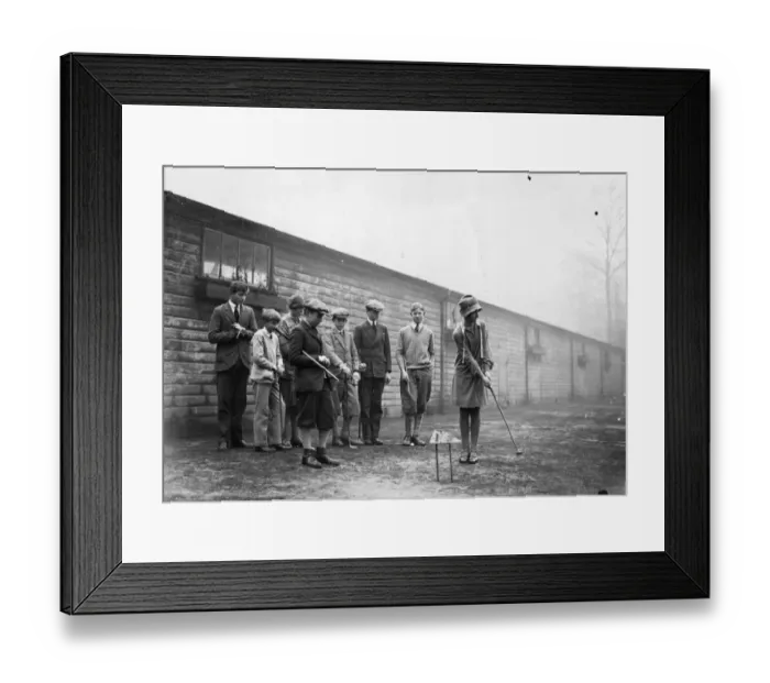 Framed Print : Putting Competitions Framed Print : Putting Competitions