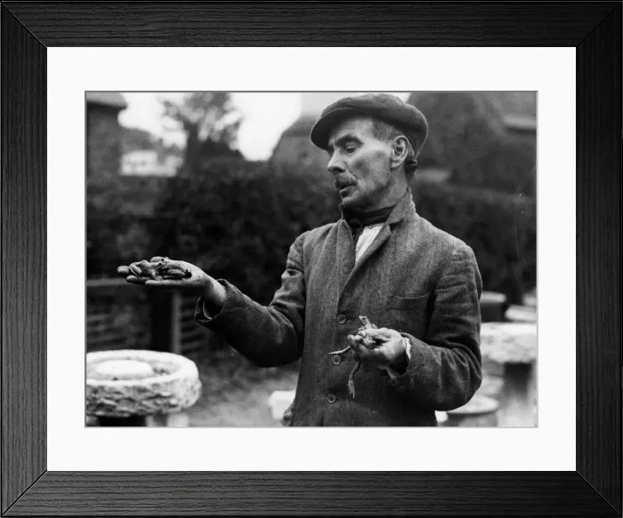 Framed Print : Cowley Frog Man Framed Print : Cowley Frog Man