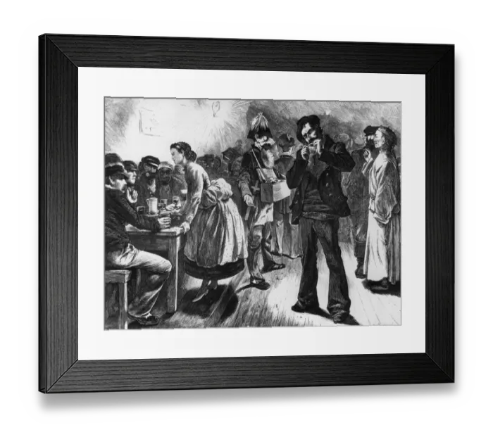 Framed Print : Sailors Club