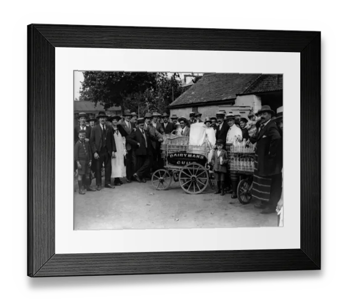 Framed Print : Dairymans Guild Framed Print : Dairymans Guild