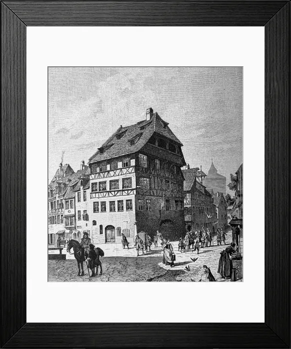 Framed Print : Nuremberg, DAOErers house Framed Print : Nuremberg, DAOErers house