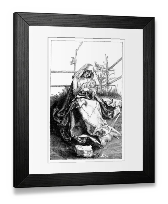 Framed Print : Virgin with child by Albrecht Durer Framed Print : Virgin with child by Albrecht Durer