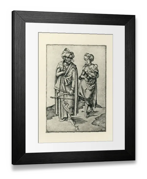 Framed Print : Turkish Family Framed Print : Turkish Family