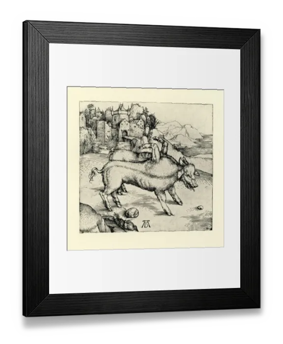 Framed Print : The Monstrous Sow Of Landser Framed Print : The Monstrous Sow Of Landser