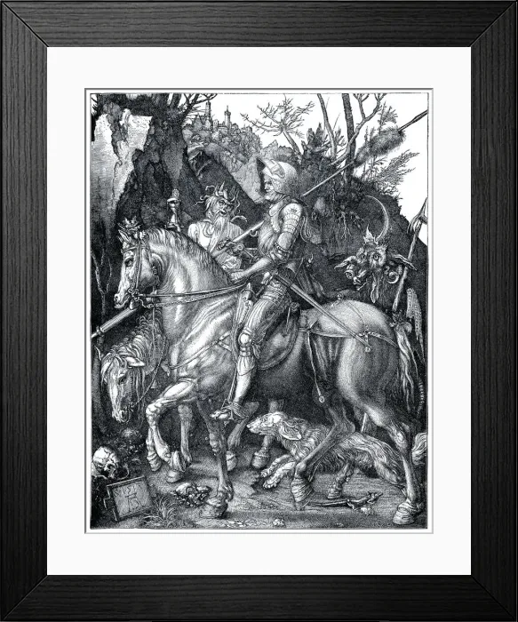 Framed Print : Knight, Death and the Devil Framed Print : Knight, Death and the Devil