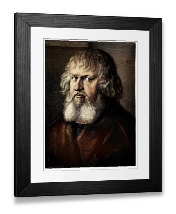 Framed Print : Portrait of Hieronymus Holzschuher