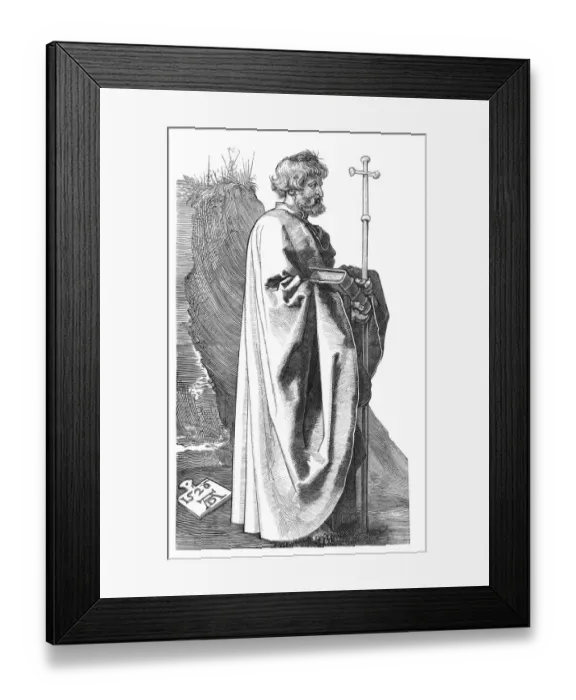 Framed Print : Evangelist Saint Matthew by Albrecht Durer 1875 Framed Print : Evangelist Saint Matthew by Albrecht Durer 1875