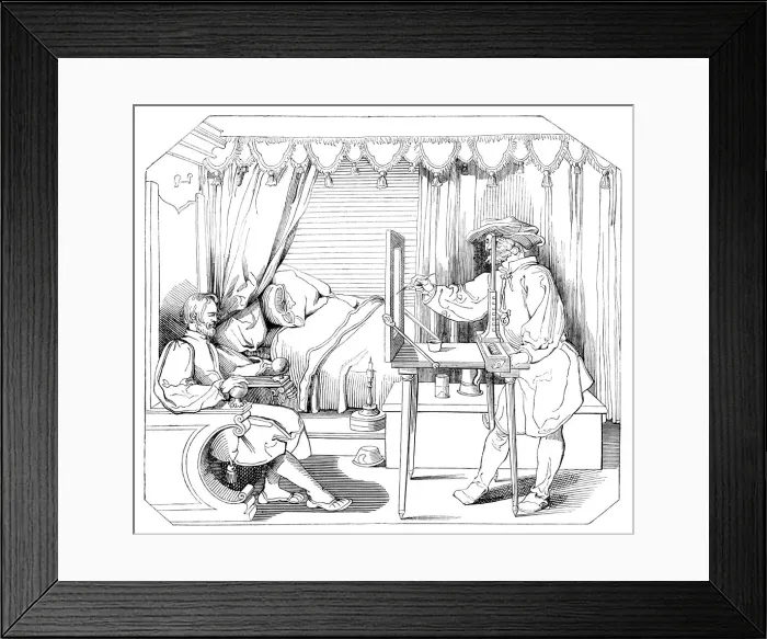 Framed Print : Albrecht DAOErer perspective machine for drawings 1525 Framed Print : Albrecht DAOErer perspective machine for drawings 1525