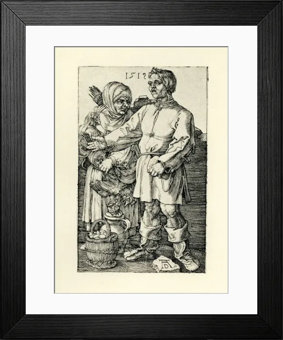 Framed Print : Farming Couple Framed Print : Farming Couple