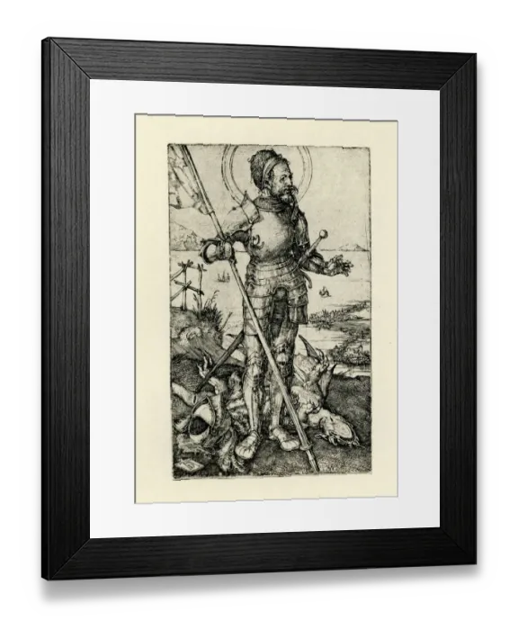Framed Print : Saint George and the Dragon Framed Print : Saint George and the Dragon