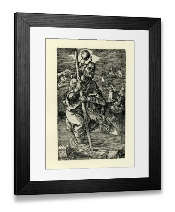 Framed Print : Saint Christopher Framed Print : Saint Christopher