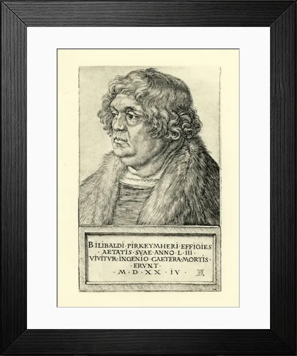 Framed Print : Willibald Pirckheimer Framed Print : Willibald Pirckheimer