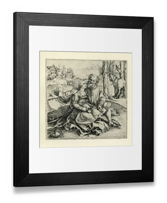 Framed Print : Liebeshandel - The Love Affair