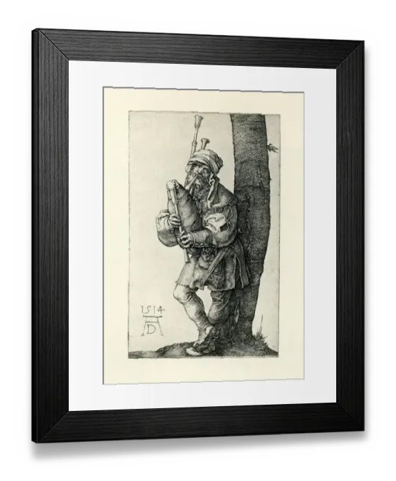 Framed Print : The Bagpiper Framed Print : The Bagpiper