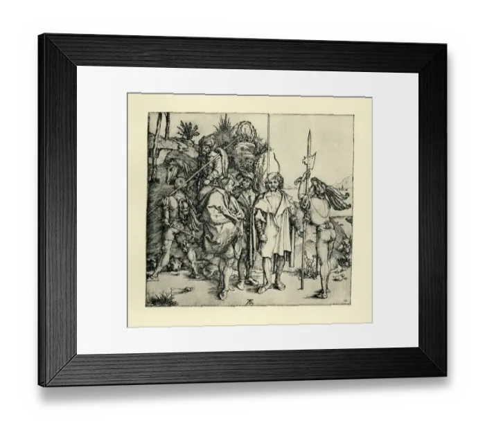 Framed Print : Six Warriors Framed Print : Six Warriors